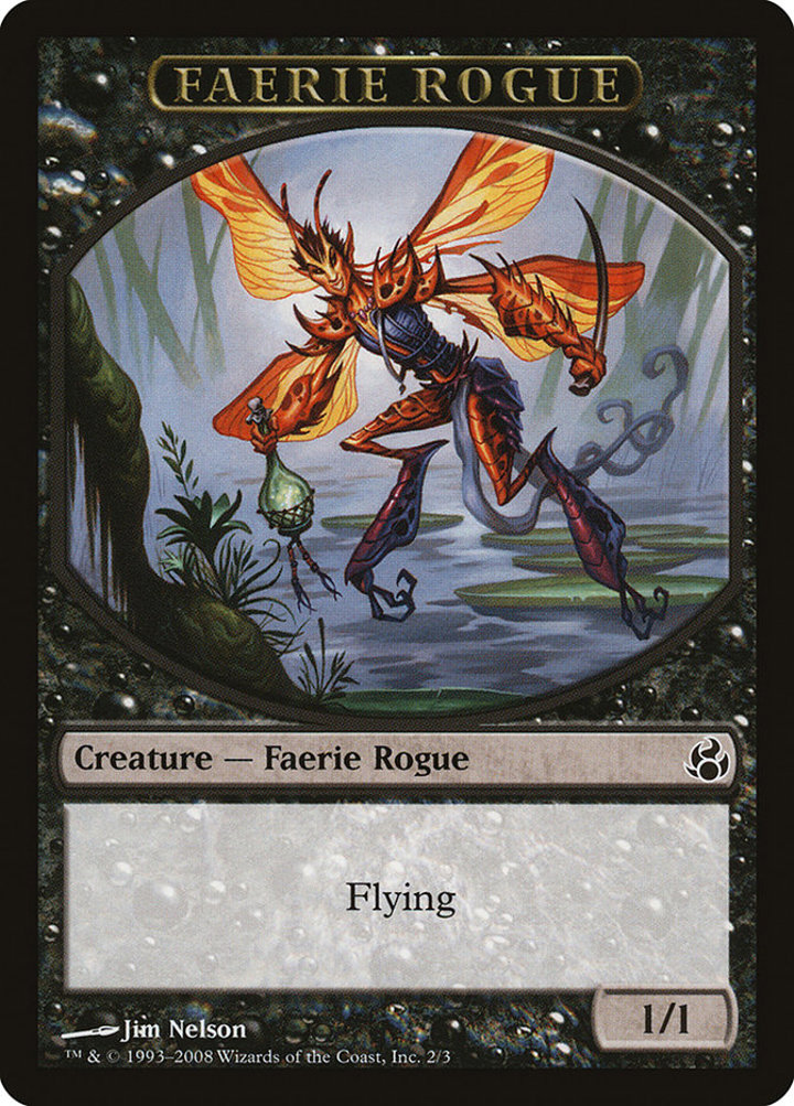 Faerie Rogue Token (Black 1/1)