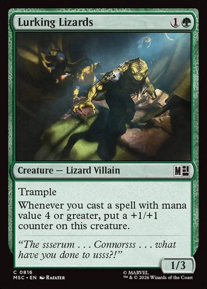 Lurking Lizards
