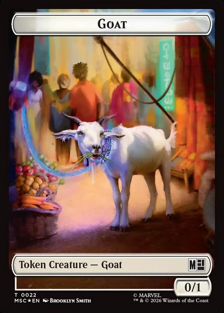 Soldier Token (W 1/1) // Goat Token (W 0/1) (V.2)