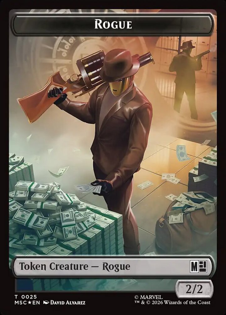 Rogue Token (B 2/2) // Treasure Token (V.2)