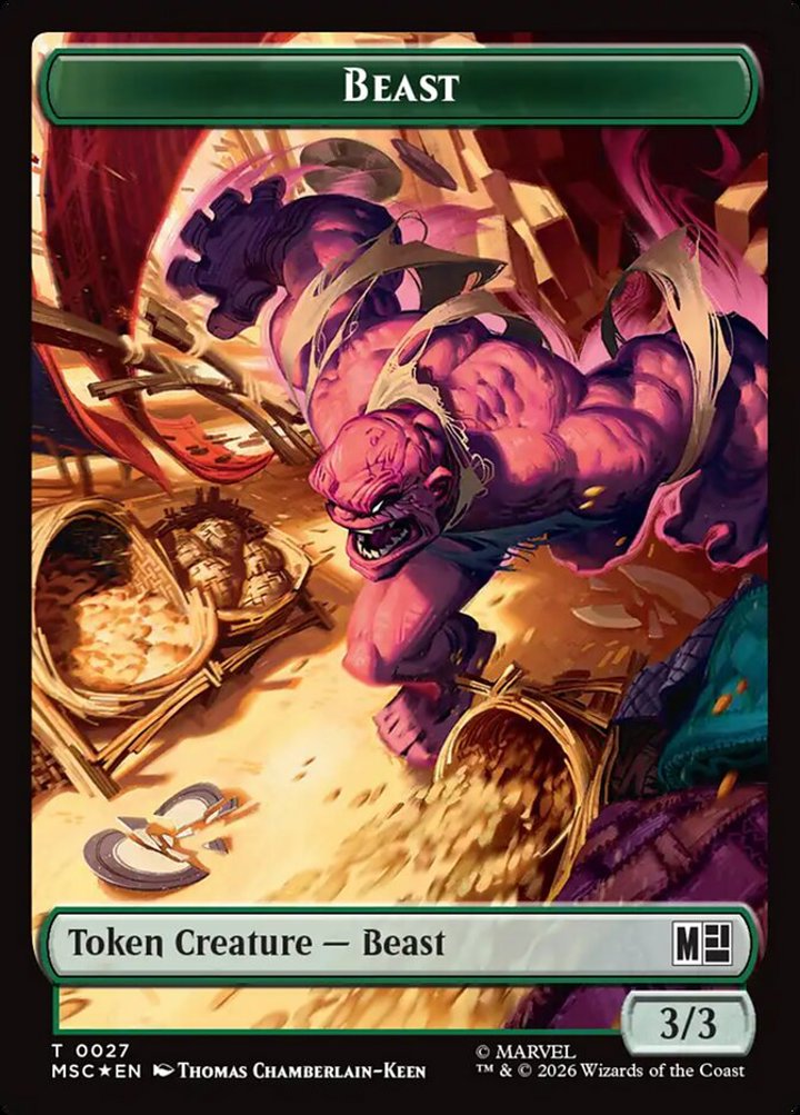 Beast Token (G 3/3) // Rhino Token (G 4/4) (V.2)