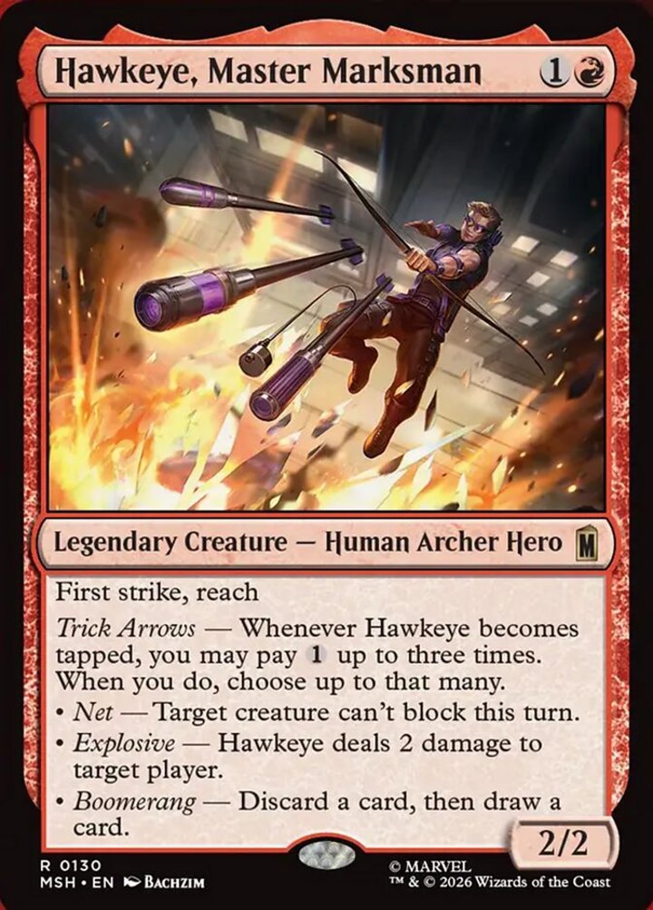 Hawkeye, Master Marksman
