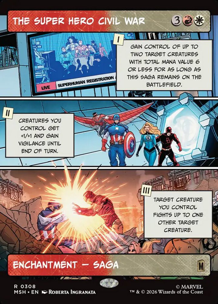The Super Hero Civil War