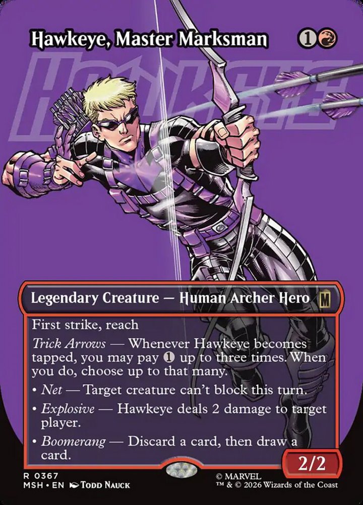 Hawkeye, Master Marksman