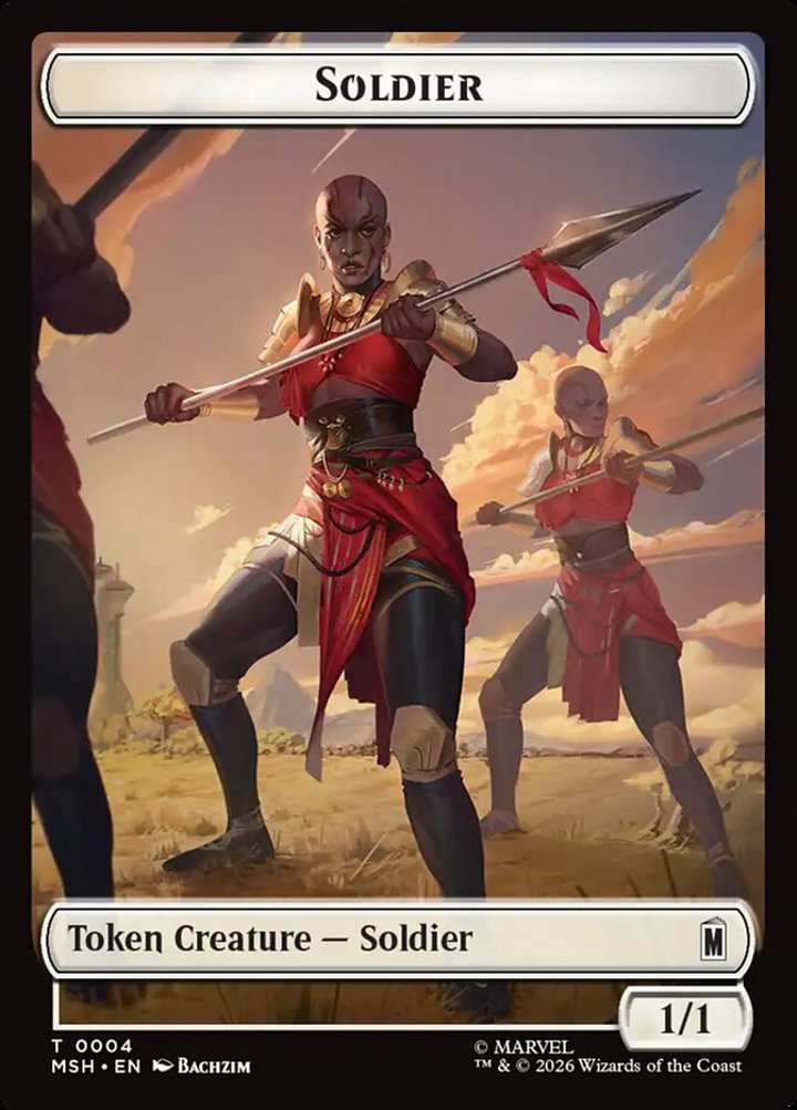 Copy Token // Soldier Token (W 1/1) (V.1)