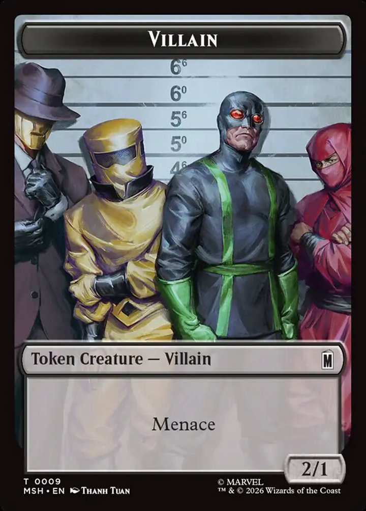 Shapeshifter Token (C 3/2) // Villain Token (B 2/1) (V.1)