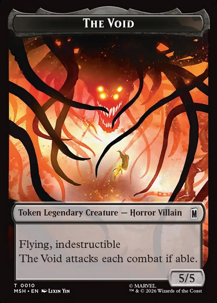 The Void Token (B 5/5) // Squirrel Token (G 1/1)