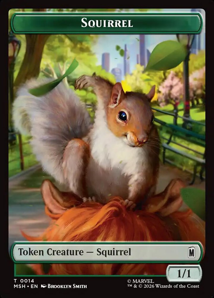 Galactus Token (B 16/16) // Squirrel Token (G 1/1)