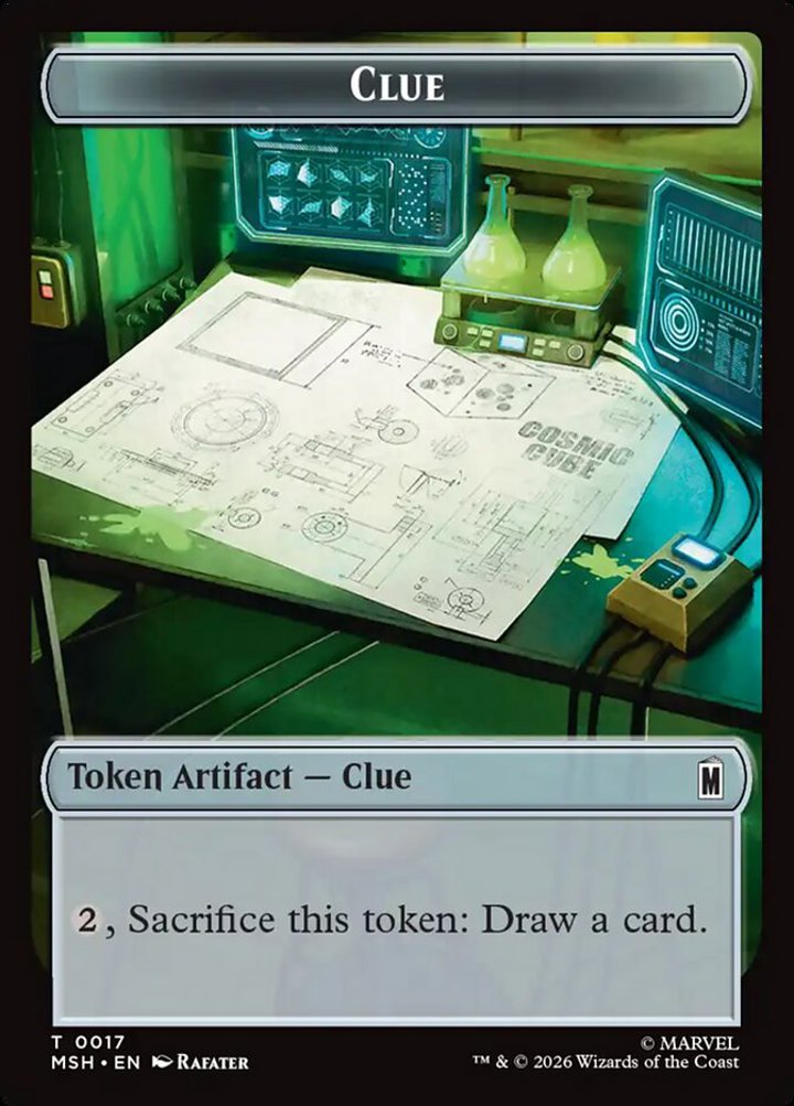 Soldier Token (W 1/1) // Clue Token