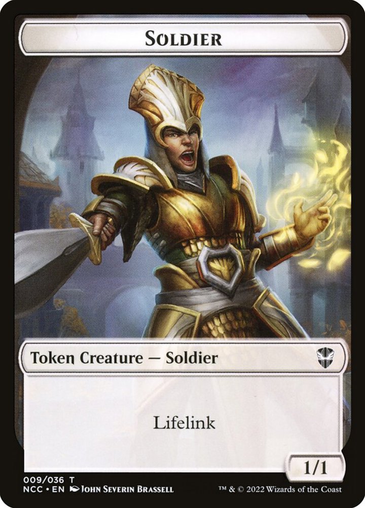Cat Beast Token (W 2/2) // Soldier Token (W 1/1 Lifelink)