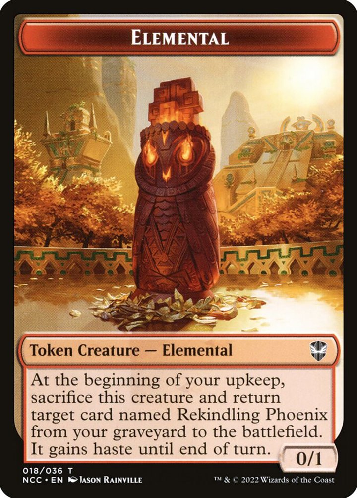 Elemental Token (R 0/1) // Copy Token