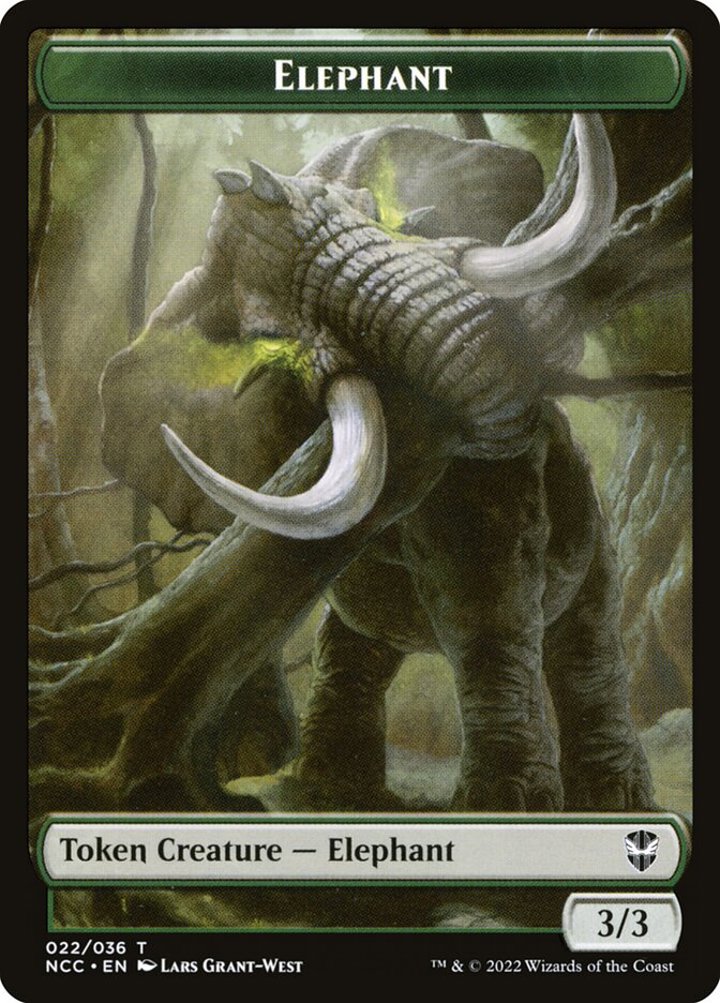 Elephant Token (G 3/3) // Clue Token