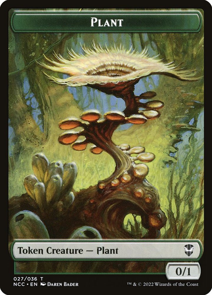 Beast Token (G 3/3) // Plant Token (G 0/1)