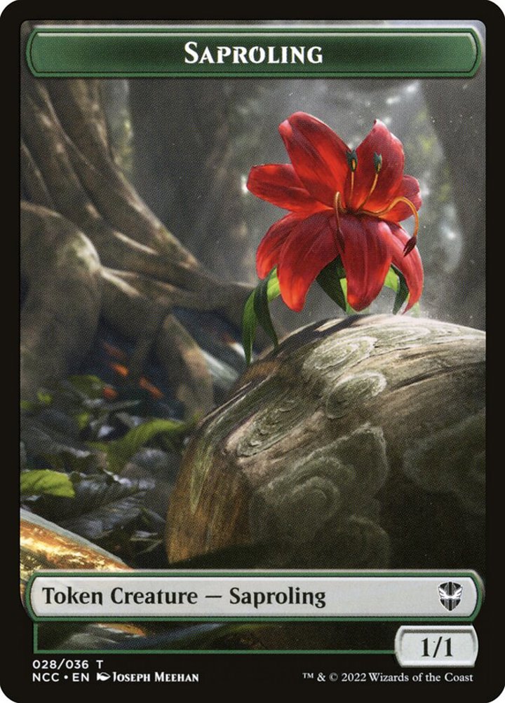 Beast Token (G 3/3) // Saproling Token (G 1/1)