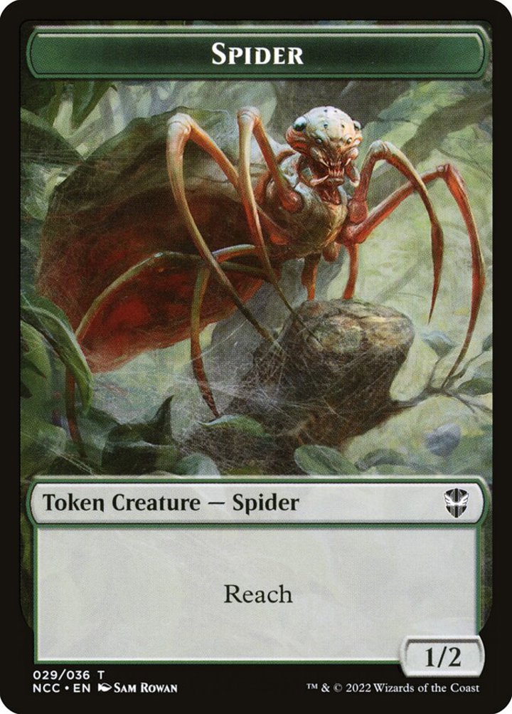 Treefolk Token (G */*) // Spider Token (G 1/2)