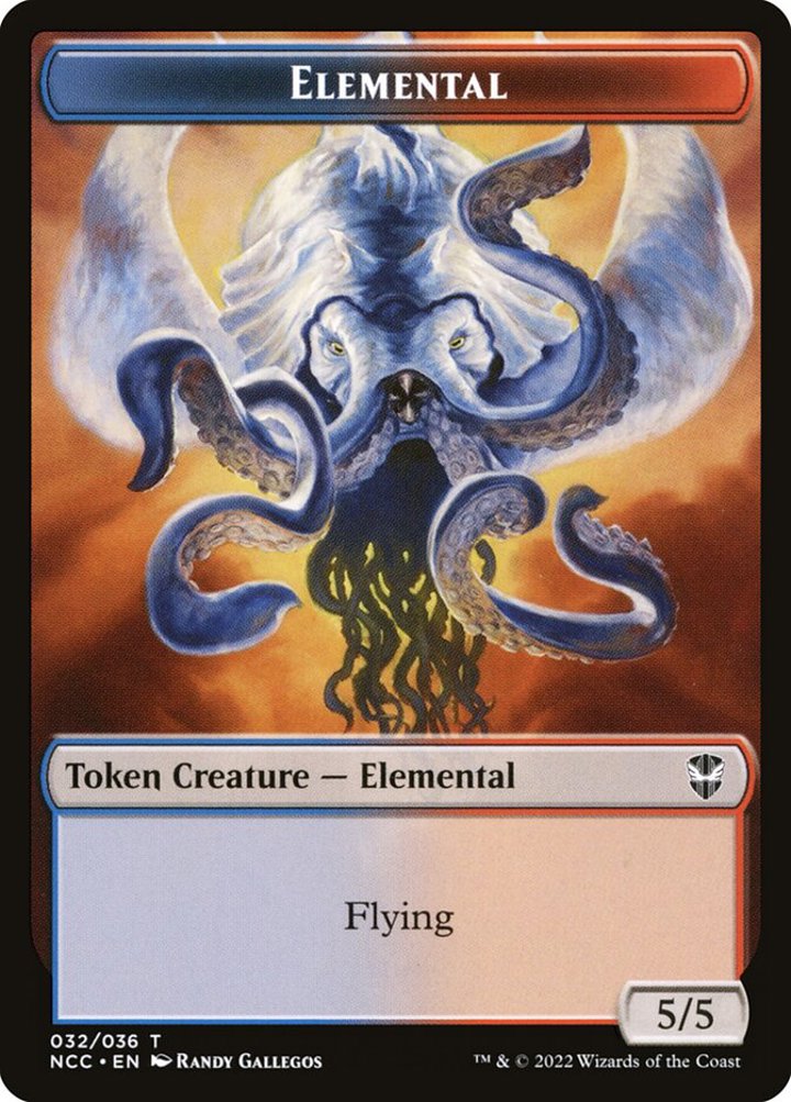 Elemental Token (UR 5/5) // Rogue (B 2/2)