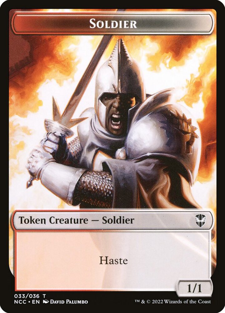Devil Token (R 1/1) // Soldier Token (RW 1/1)