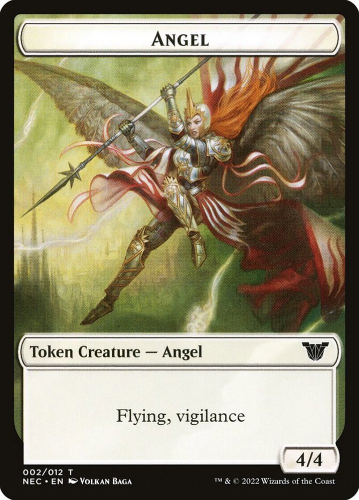Angel Token (W 4/4) // Elephant Token (G 3/3)