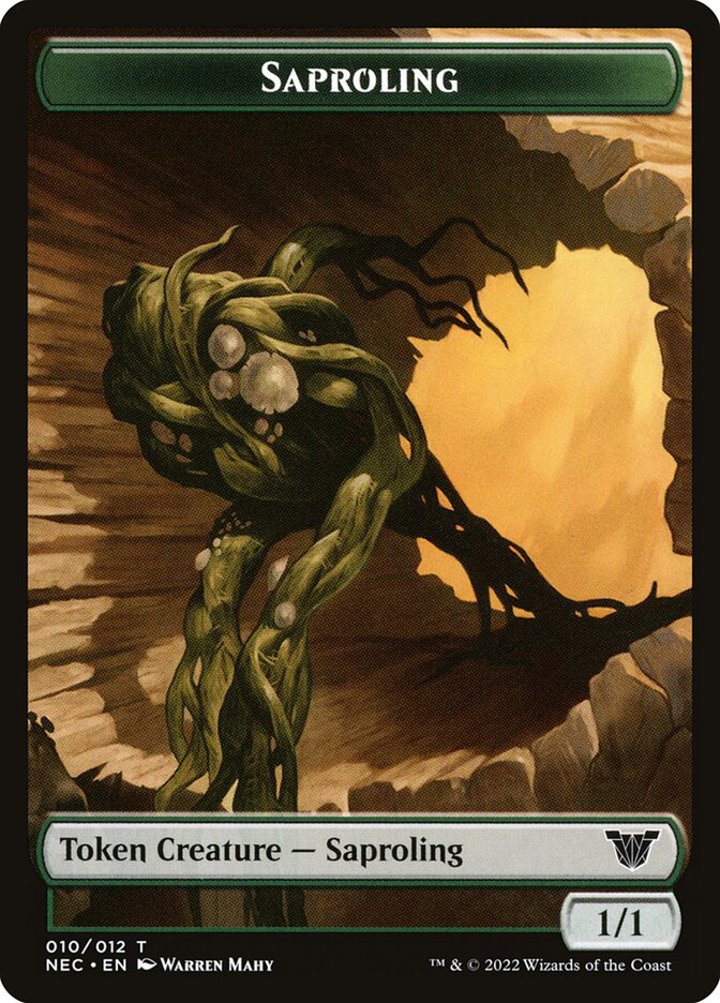 Spirit Token (C 1/1) // Saproling Token (G 1/1)