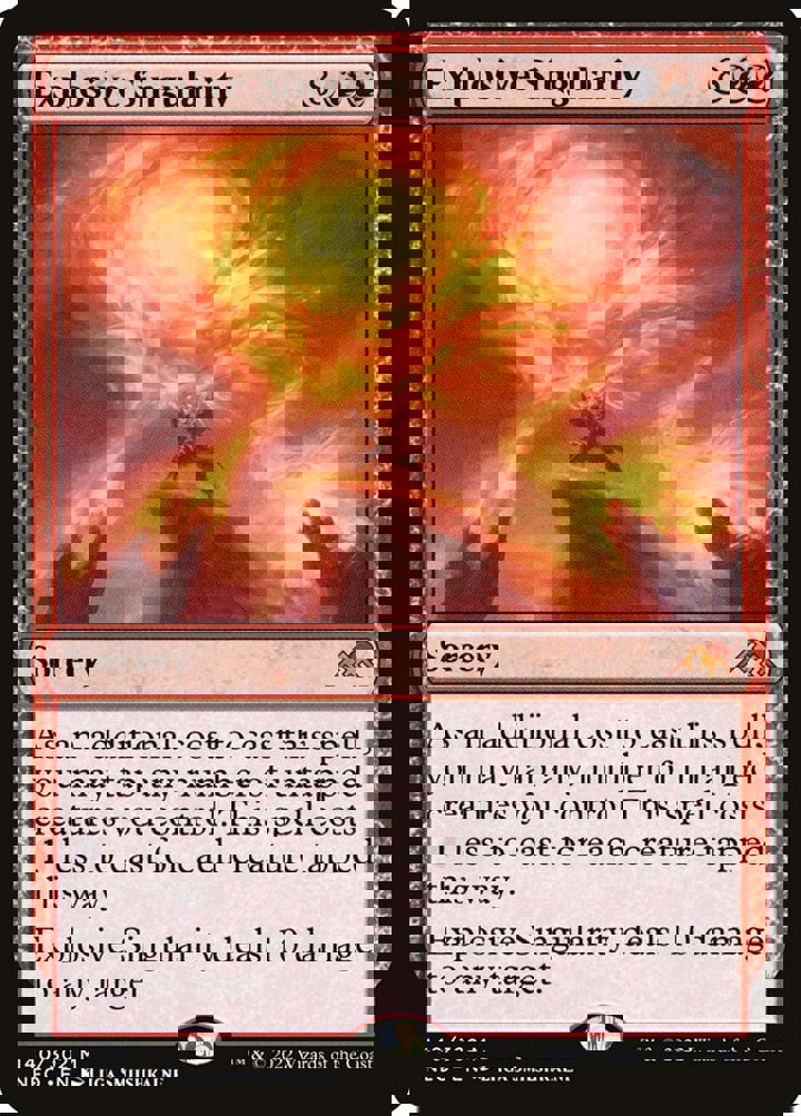 Explosive Singularity