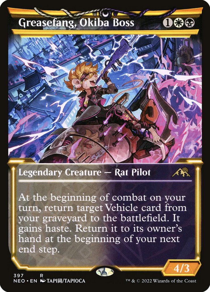 Greasefang, Okiba Boss (V.1)