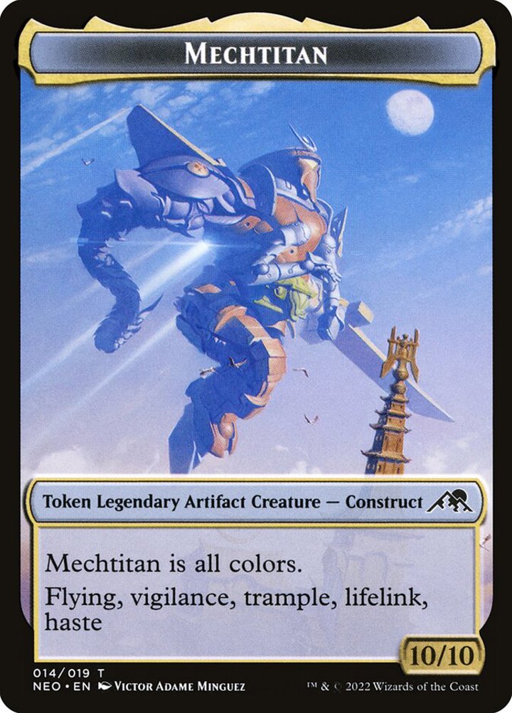 Mechtitan Token (A 10/10) // Samurai Token (W 2/2)