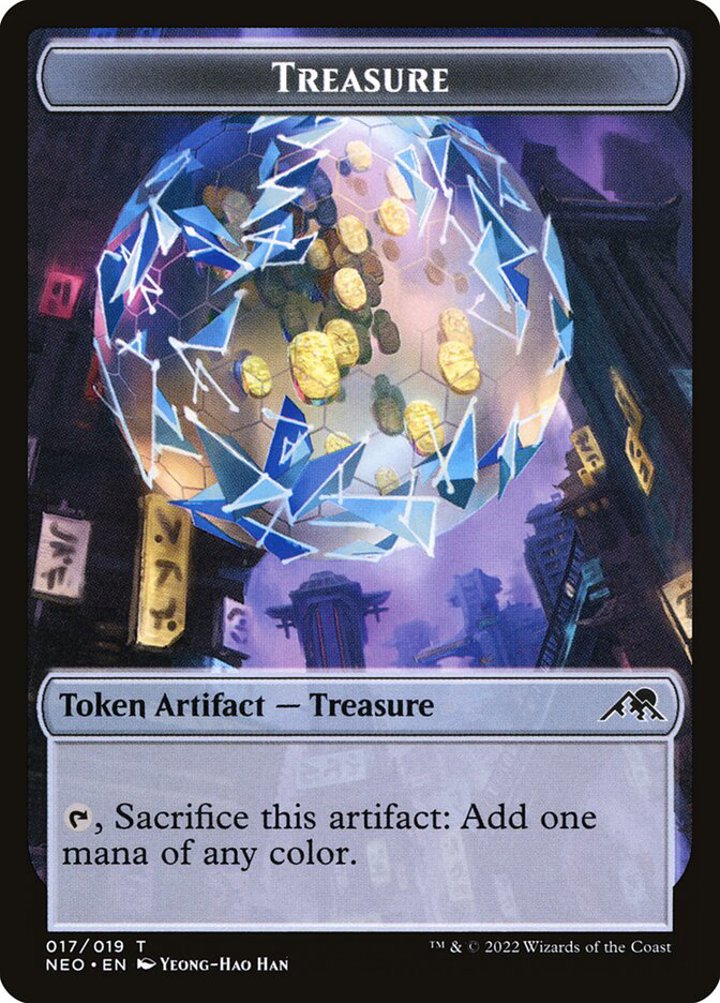 Treasure Token // Samurai Token (W 2/2)