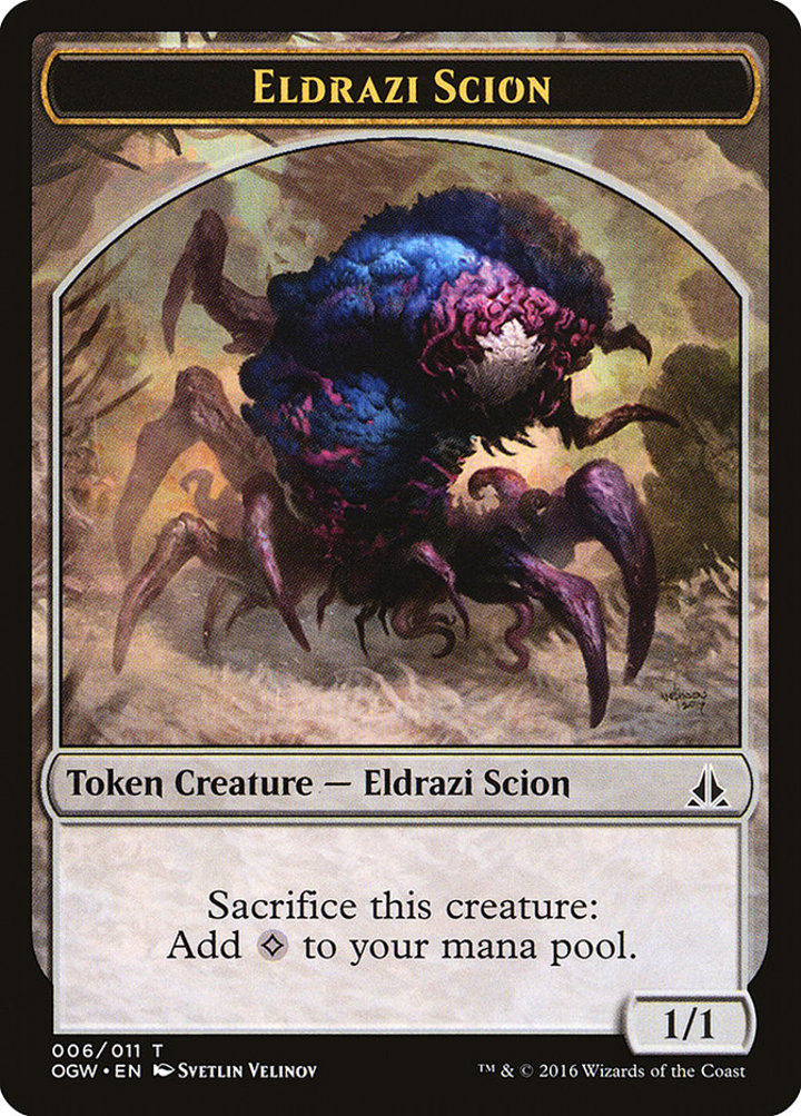 Eldrazi Scion Token (Colorless 1/1) (V.6)