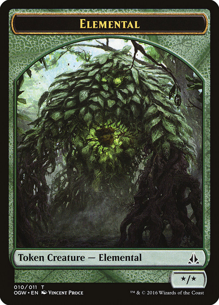Elemental Token (Green */*)