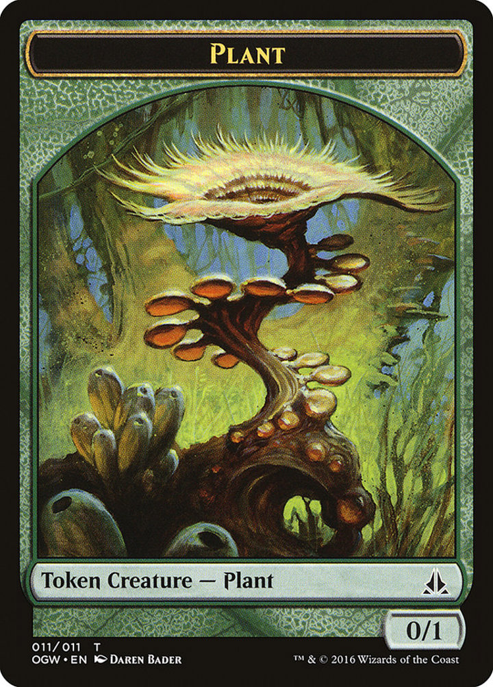 Plant Token (Green 0/1)