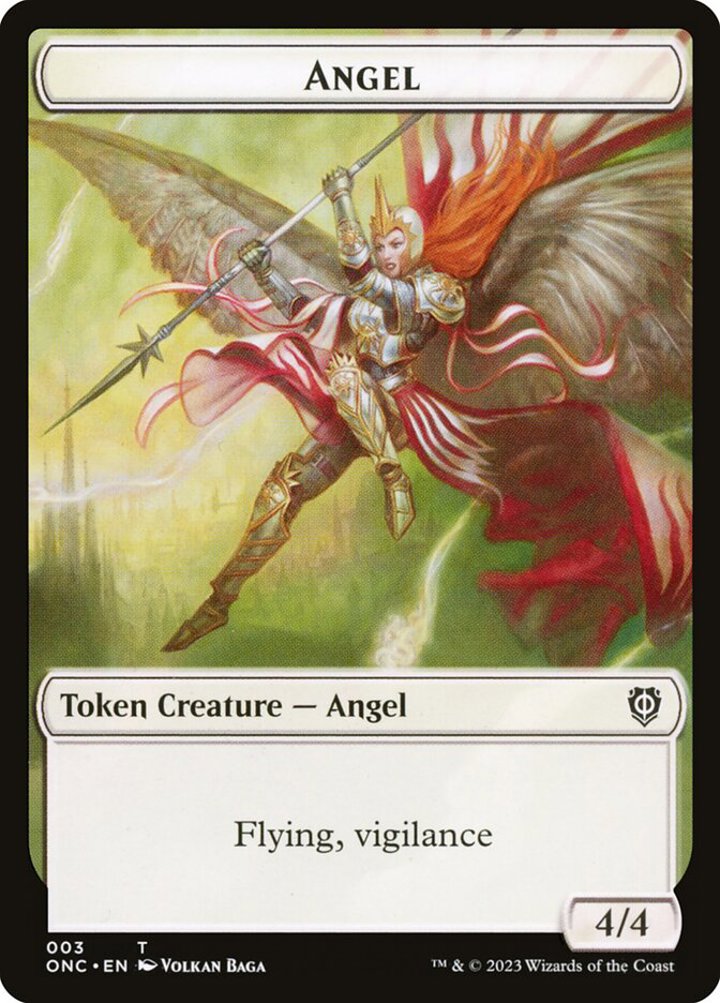 Angel Token (W 4/4 Vigilance) // Soldier Token (W 2/2 Vigilance)