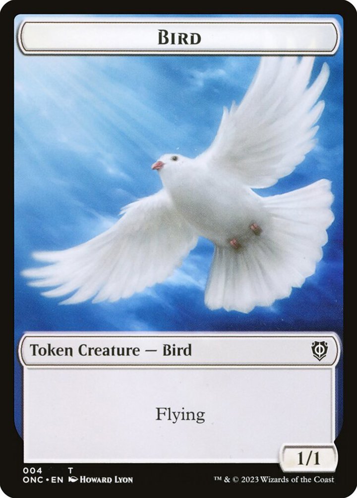 Cat Token (W 2/2) // Bird Token (W 1/1)