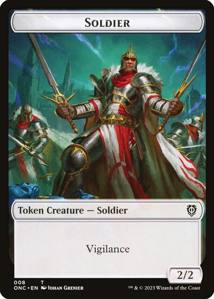 Angel Token (W 4/4 Vigilance) // Soldier Token (W 2/2 Vigilance)