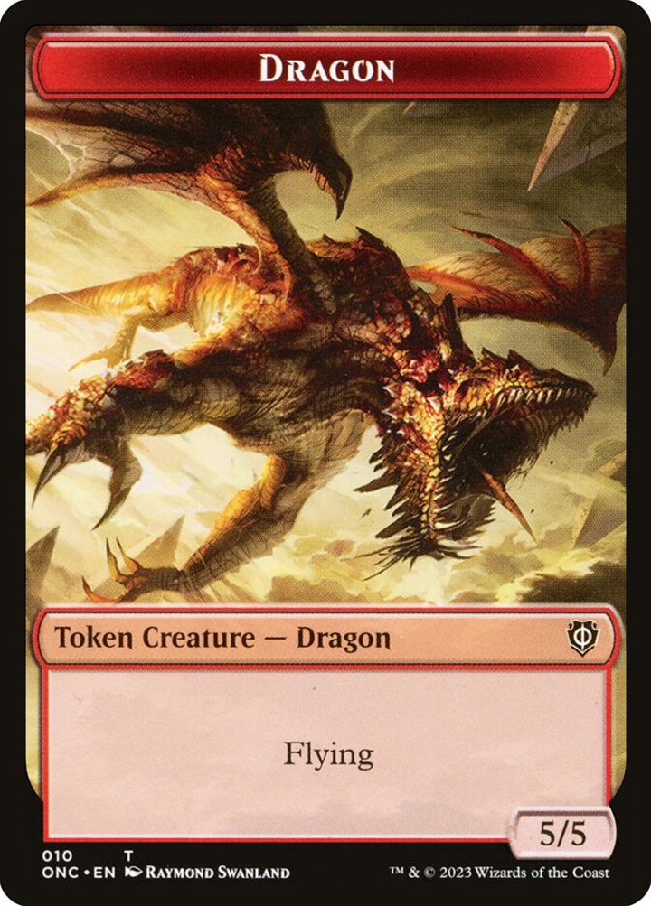 Dragon Token (R 5/5) // Kobolds of Kher Keep Token (R 0/1)