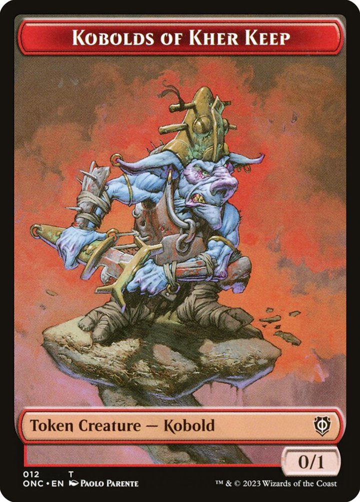 Dragon Token (R 5/5) // Kobolds of Kher Keep Token (R 0/1)