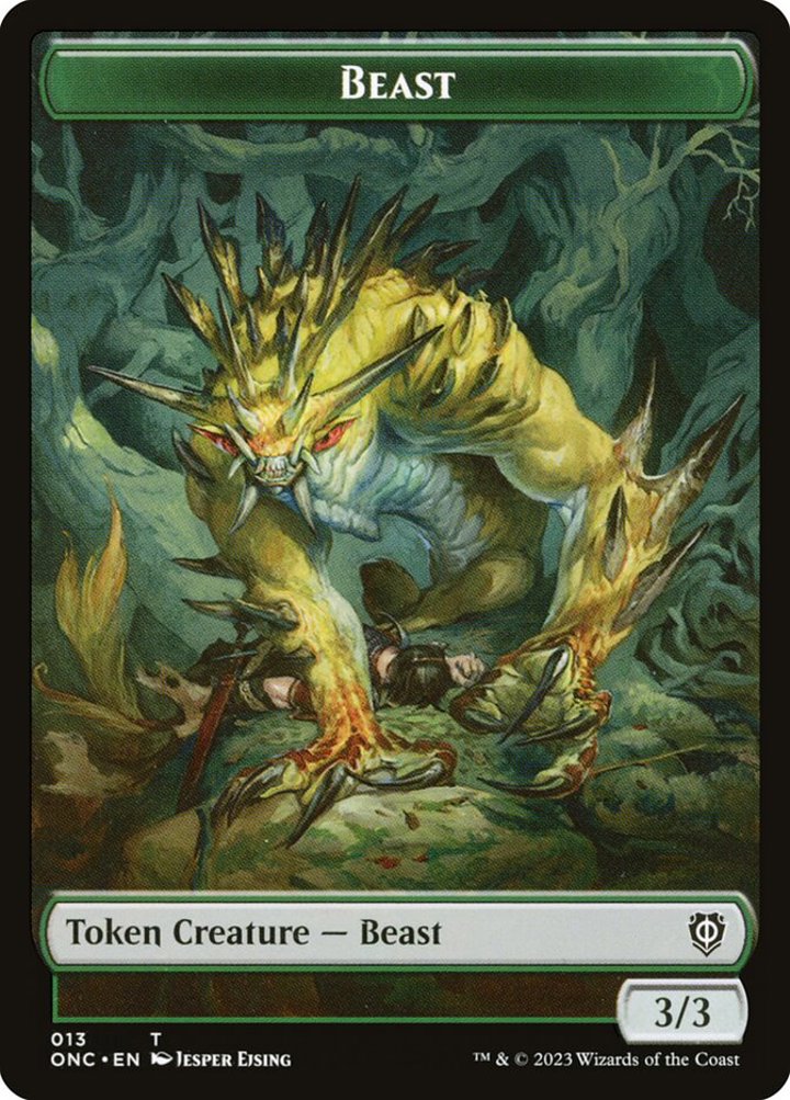 Beast Token (G 3/3) // Poison Counter