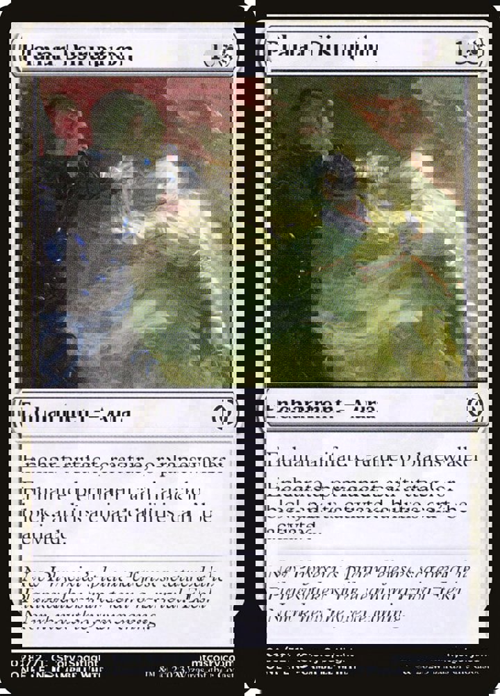 Planar Disruption