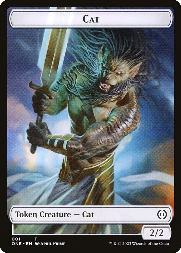 Cat Token (W 2/2) // Bird Token (W 1/1)