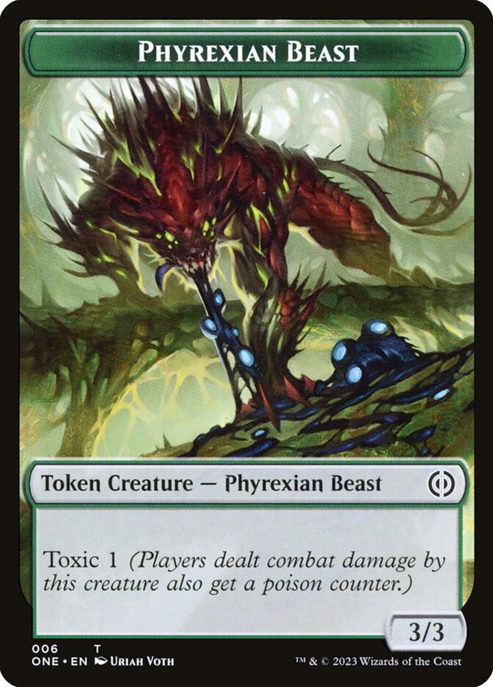 Phyrexian Beast Token (Green 3/3)