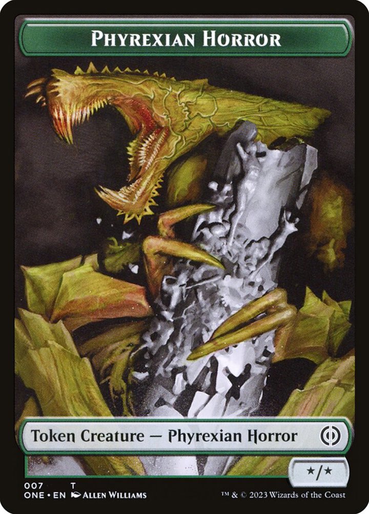 Phyrexian Horror Token (Green */*)