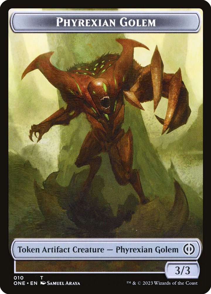 Phyrexian Golem Token (Artifact 3/3)
