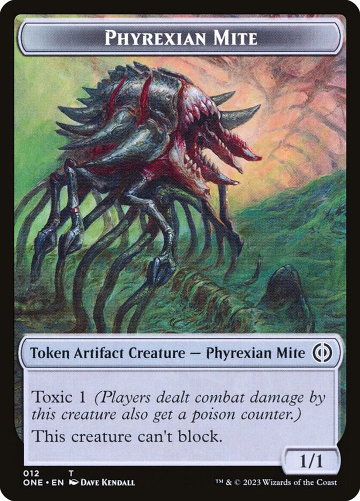 Phyrexian Mite Token (A 1/1) // Poison Counter