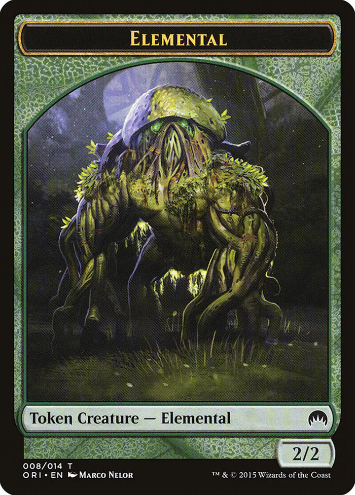Elemental Token (Green 2/2)