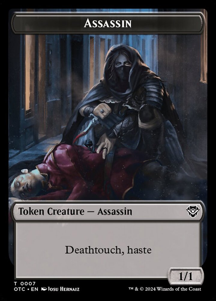 Assassin Token (B 1/1 Deathtouch, haste) // Food Token