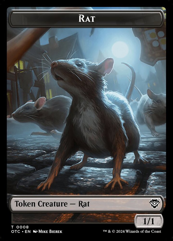 Rat Token (B 1/1) // Blood Token