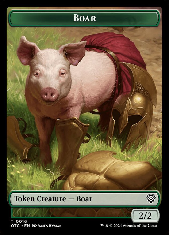 Drake Token (U 2/2) // Boar Token (G 2/2)