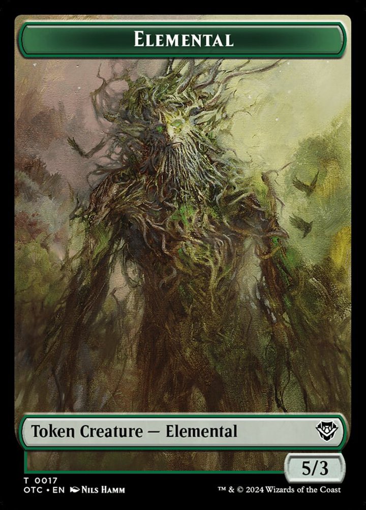 Elemental Token (G 5/3) // Insect Token (G 1/1)