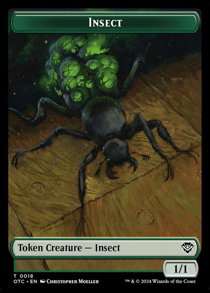 Elemental Token (G 5/3) // Insect Token (G 1/1)
