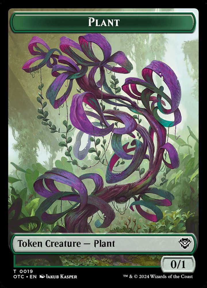 Plant Token (G 0/1) // Plant Warrior Token (G 4/2)