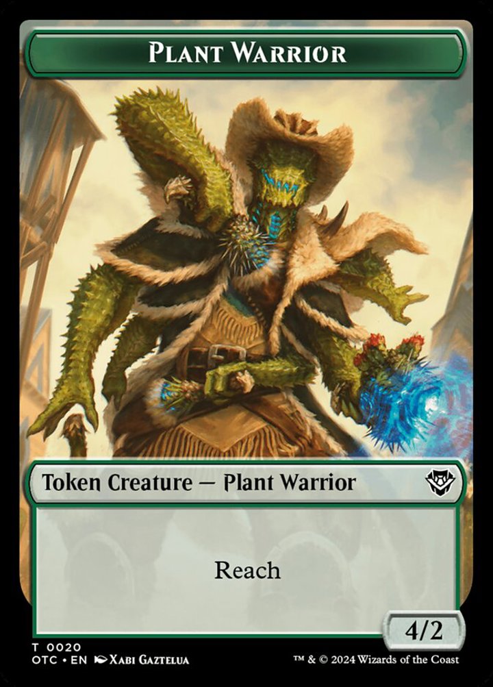 Treasure Token // Plant Warrior Token (G 4/2)